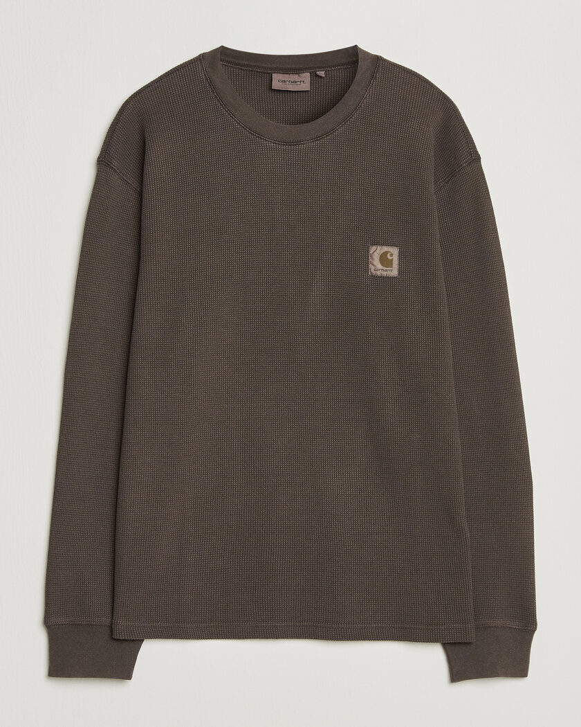 Carhartt WIP Long Sleeve Waffle T-Shirt Tobacco – Brun