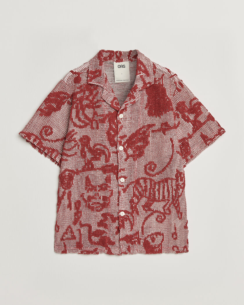 OAS Arcano Cuba Short Sleeve Shirt Red – Rød
