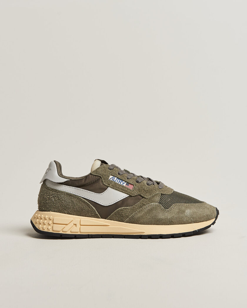 Autry Reelwind Running Sneaker Olive Night/Grey – Grønn