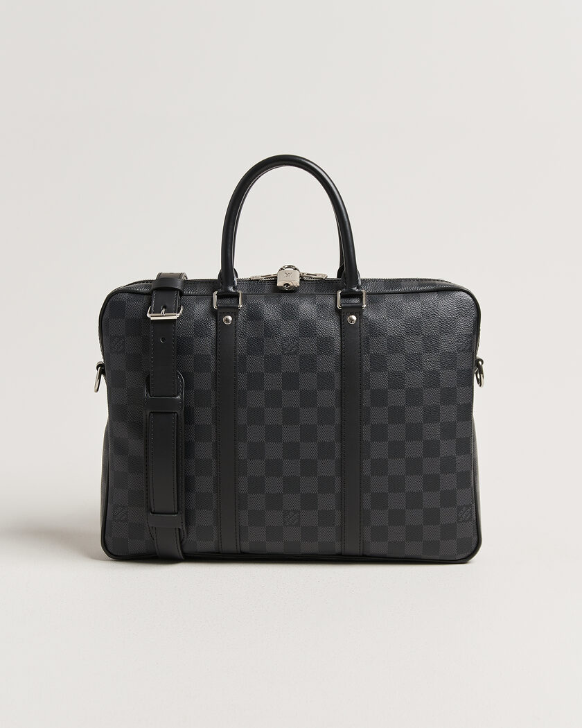 Louis Vuitton Pre-Owned Porte Documents Damier Graphite – Grå