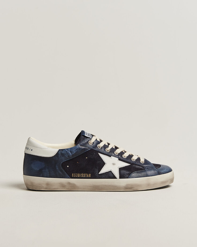 Golden Goose Super-Star Sneakers Dark Blue – Blå