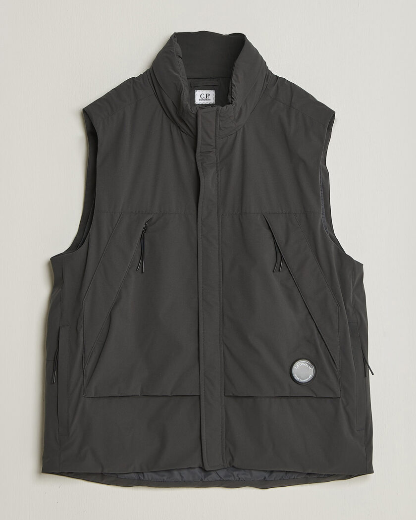 C.P. Company Pro-Tek Lightweight Padded Vest Dark Grey – Grå