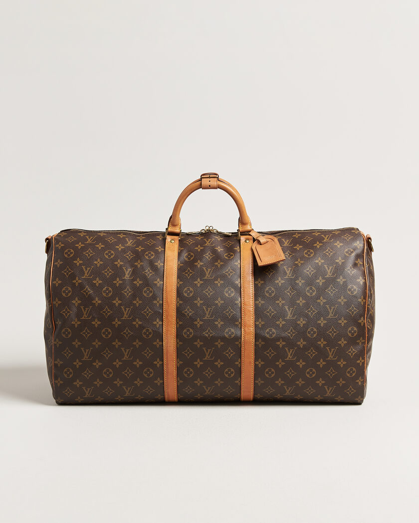 Louis Vuitton Pre-Owned Keepall 60 Bandouliére Monogram – Brun