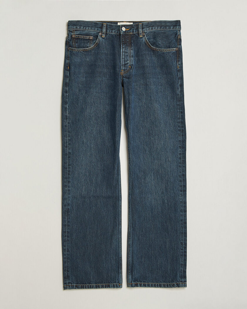 Jeanerica Arrow Straight Jeans Honey Mid Blue – Blå