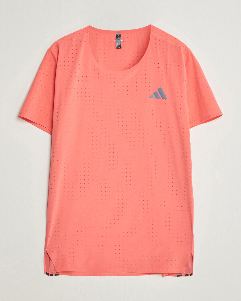 adidas Performance Adizero Running T-Shirt Red – Rød