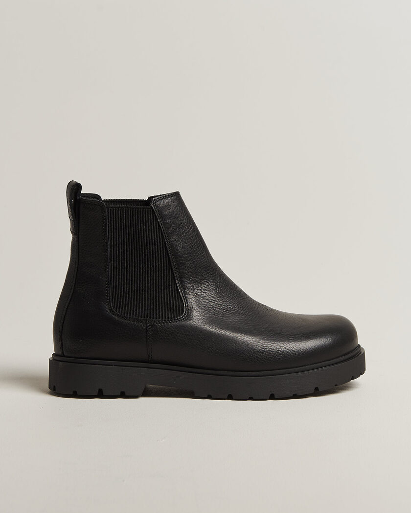 BIRKENSTOCK Highwood Leather Chelsea Boot Black - Svart - Chelsea boots - Størrelse: 40