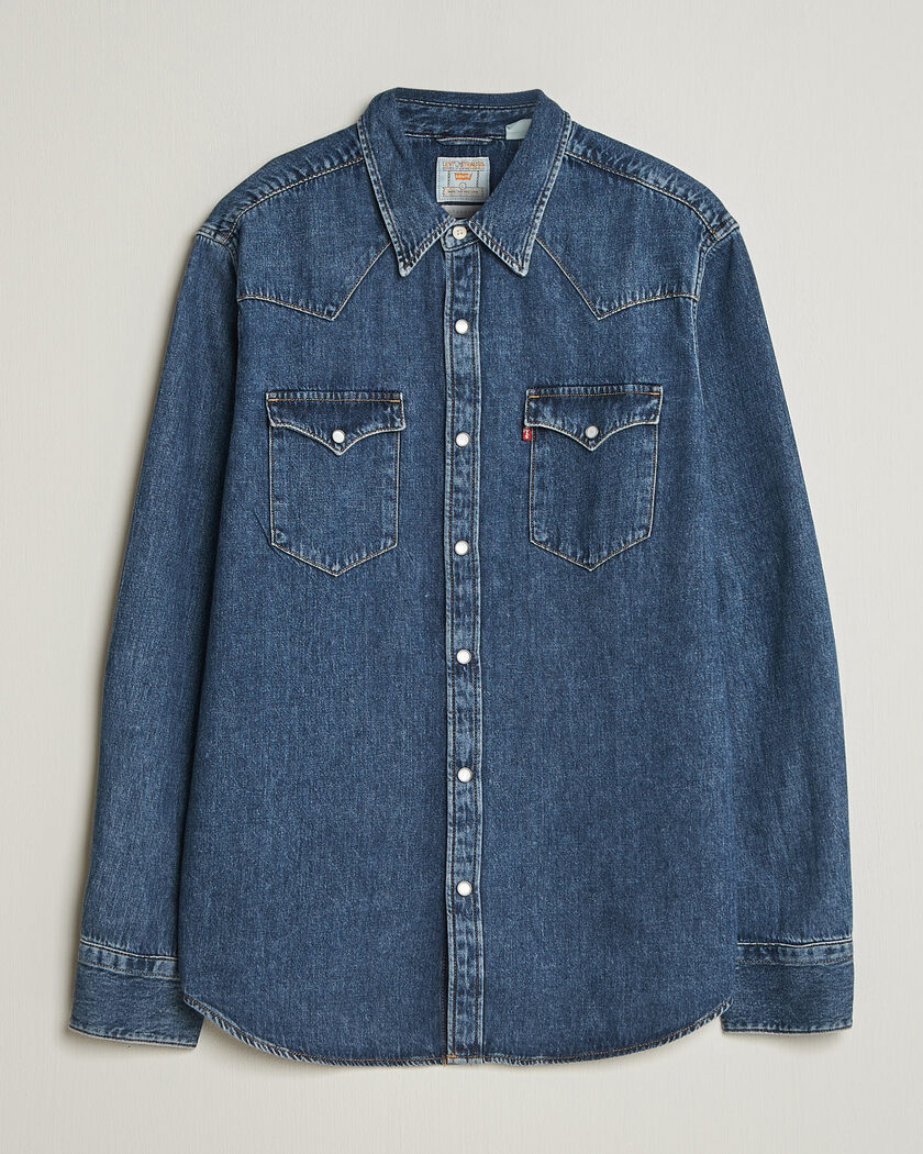 Levi's Barstow Western Standard Shirt Soulcell Western – Blå
