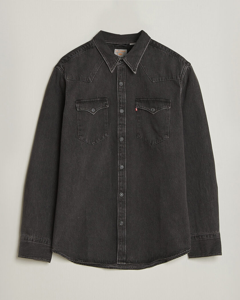Levi's Barstow Western Standard Shirt Thermodapt Black – Svart