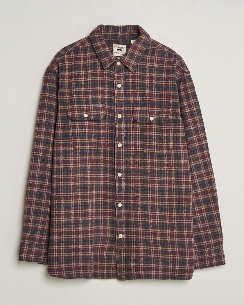 Levi's Jackson Worker Shirt Vineyard Wine – Rød