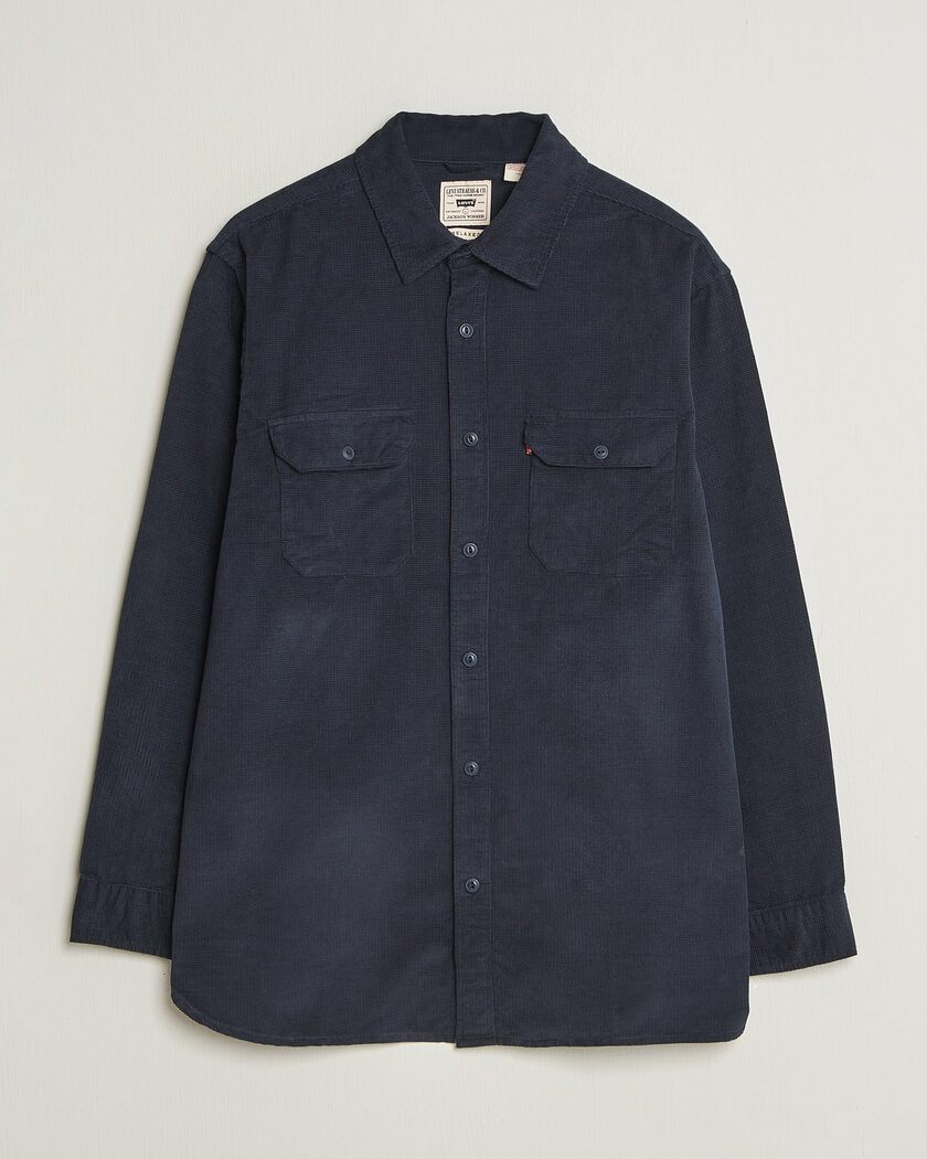 Levi's Jackson Corduroy Worker Shirt Nightfall Navy – Blå
