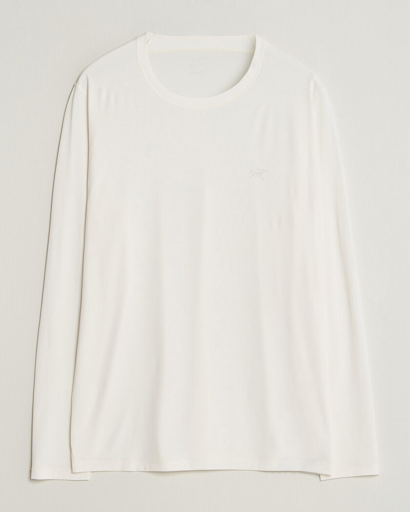 Arc'teryx Cormac Long Sleeve T-Shirt Arctic Silk – Hvit