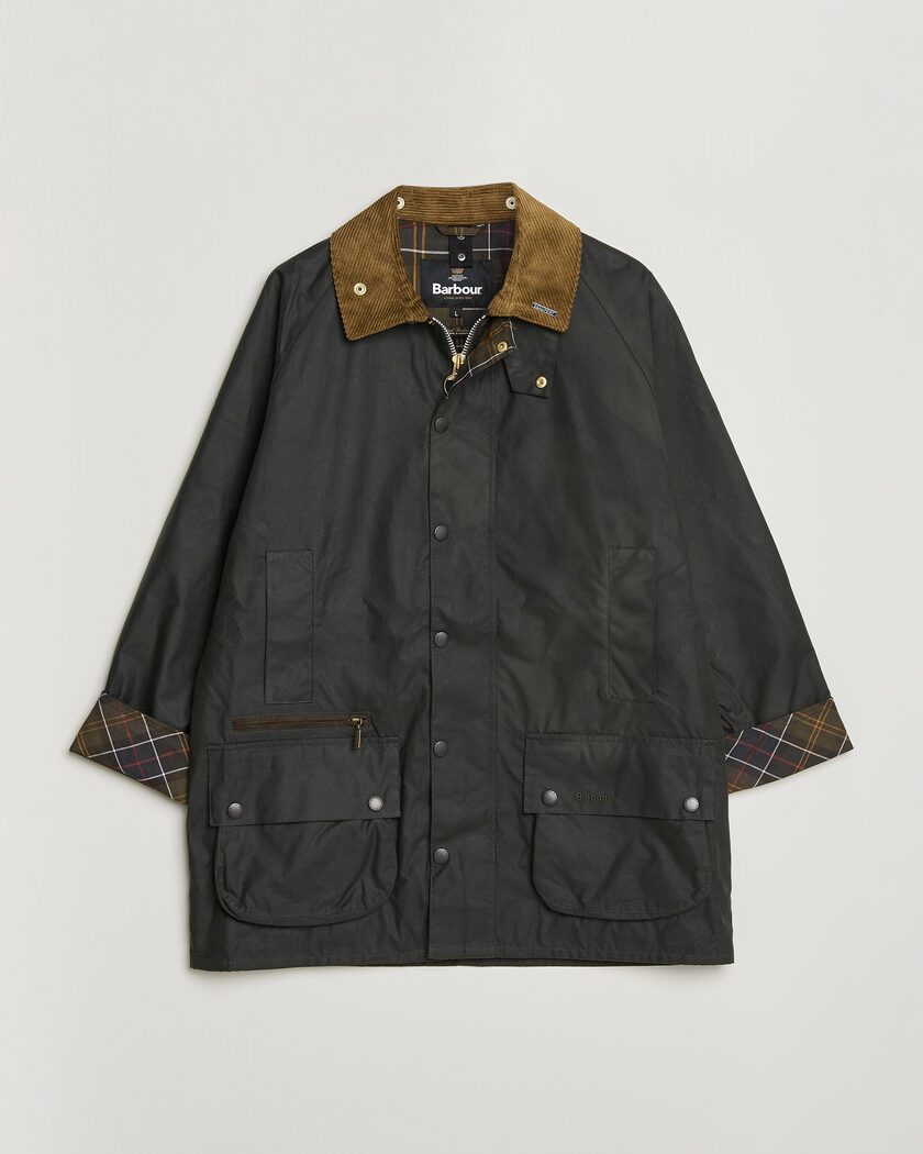 Barbour Lifestyle Icons Beaufort Wax Jacket Sage – Grønn