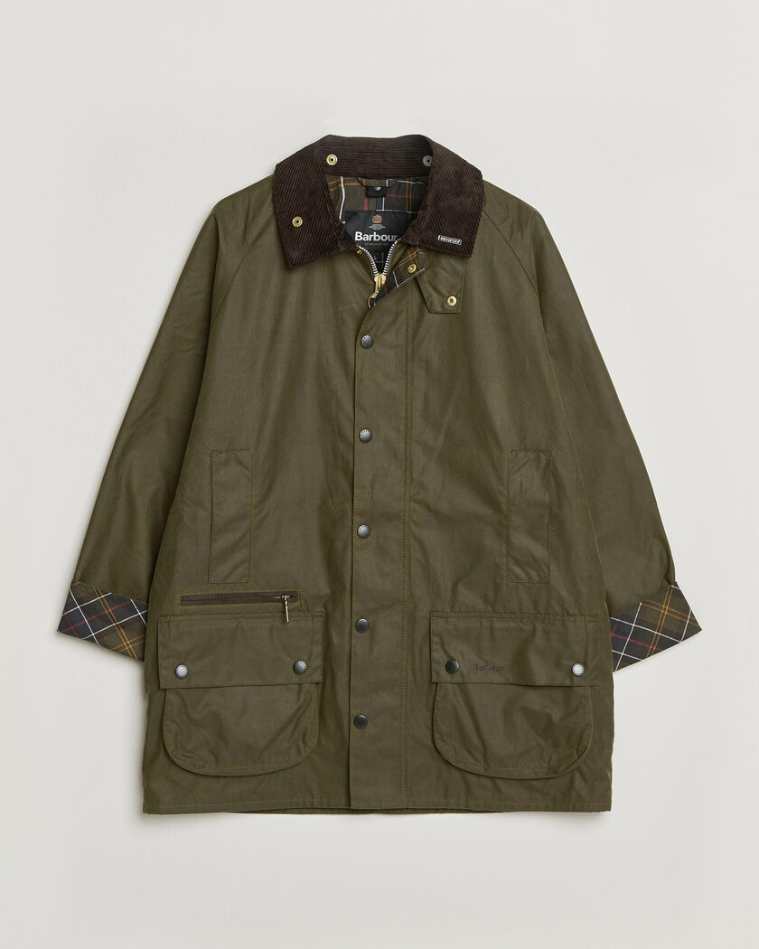 Barbour Lifestyle Icons Beaufort Wax Jacket Beech – Grønn