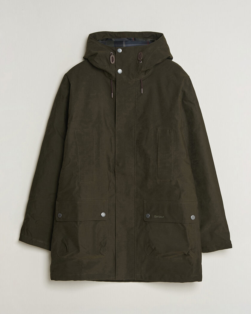 Barbour Lifestyle Northfield Winter Waterproof Parka Dark Sage – Grønn