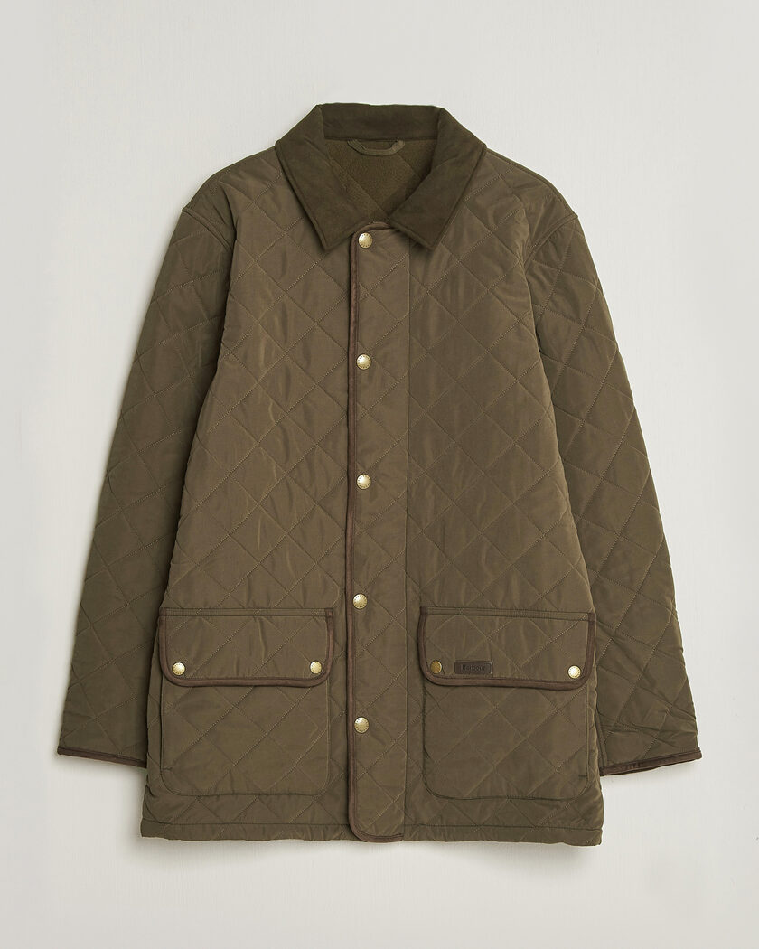 Barbour Lifestyle Thursby Polarquilt Jacket Dark Olive – Grønn