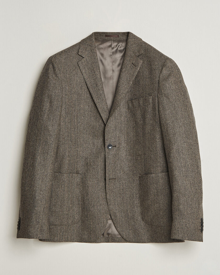 Barbour Lifestyle Fairford Herringbone Blazer Grey Marl – Grå