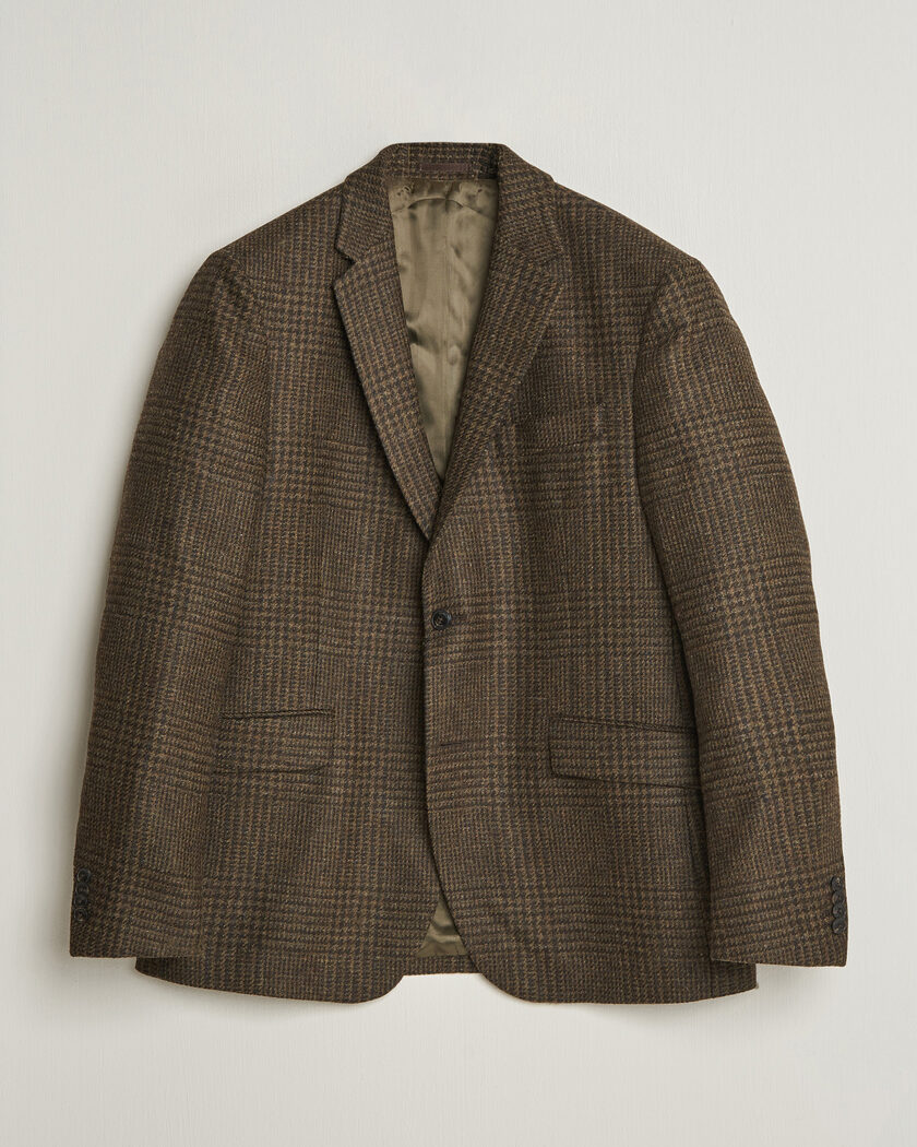 Barbour Lifestyle Bryson Moons Check Blazer Brown – Brun