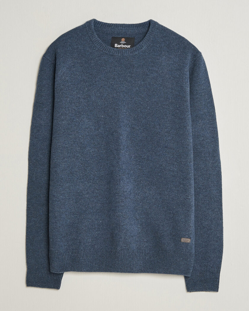 Barbour Lifestyle Patch Crew Dark Indigo – Blå