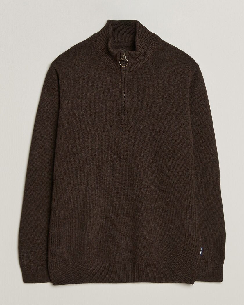 Barbour Lifestyle Holden Half Zip Dark Oak – Brun