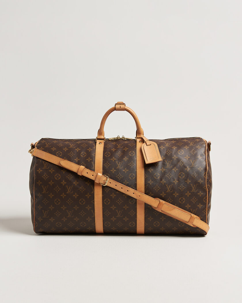 Louis Vuitton Pre-Owned Keepall Bandouliére 55 Monogram – Brun