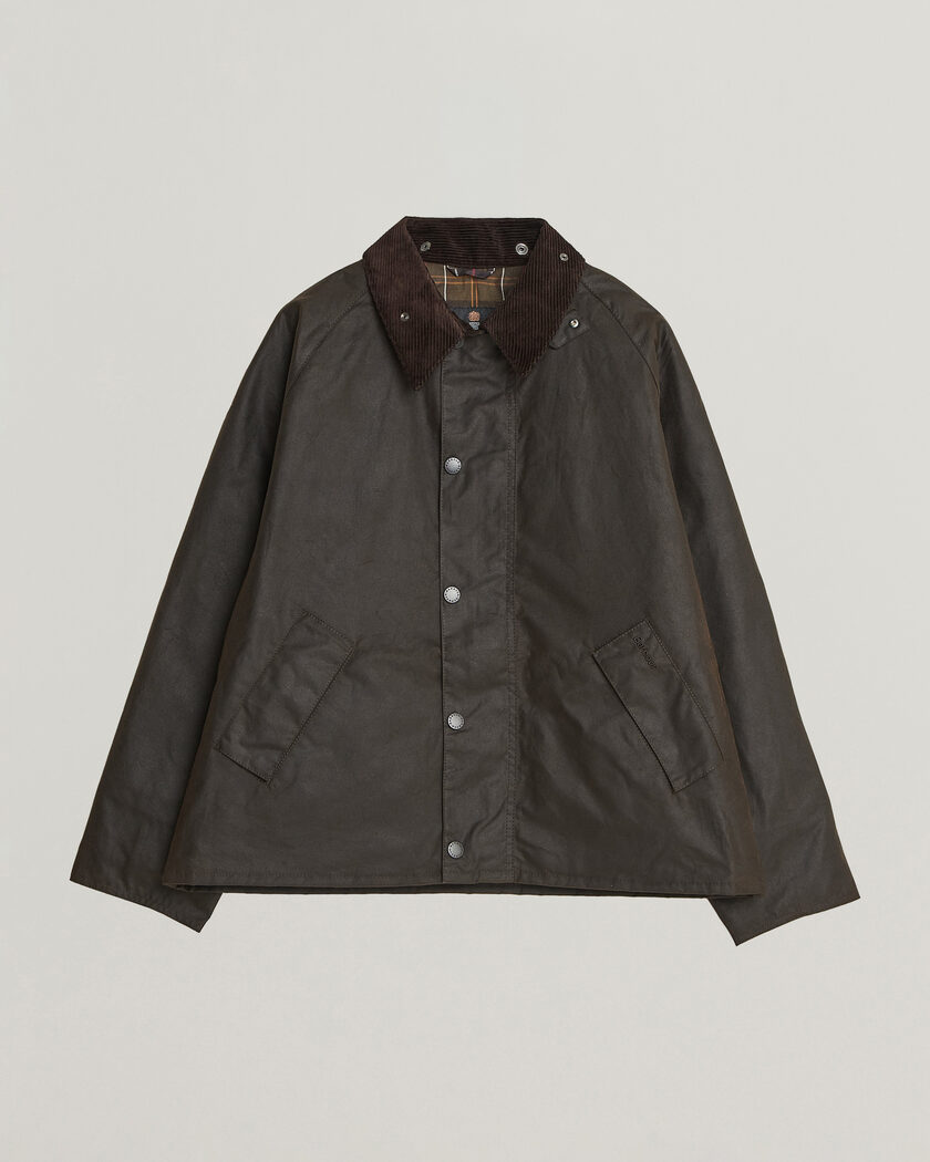 Barbour Heritage Transport Wax Jacket Dark Brown – Brun