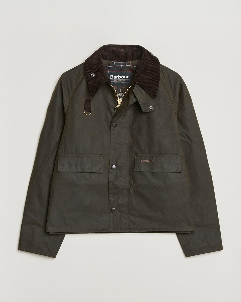 Barbour Heritage Spey Wax Jacket Olive – Grønn