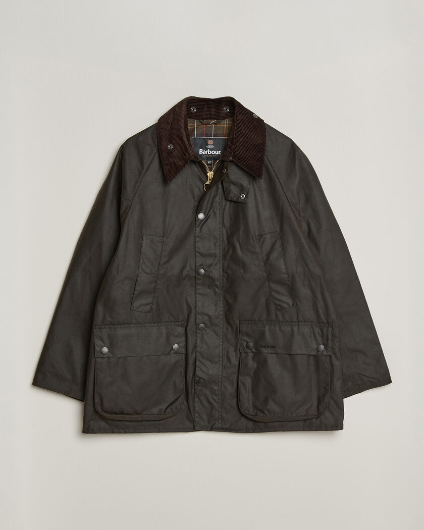 Barbour Heritage Oversize Bedale Wax Jacket Dark Brown – Brun