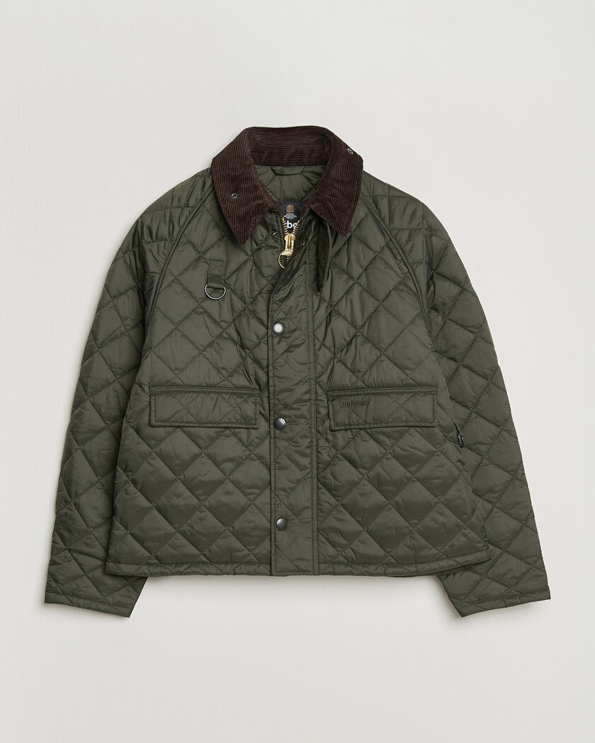 Barbour Heritage Spey Quilted Jacket Sage – Grønn