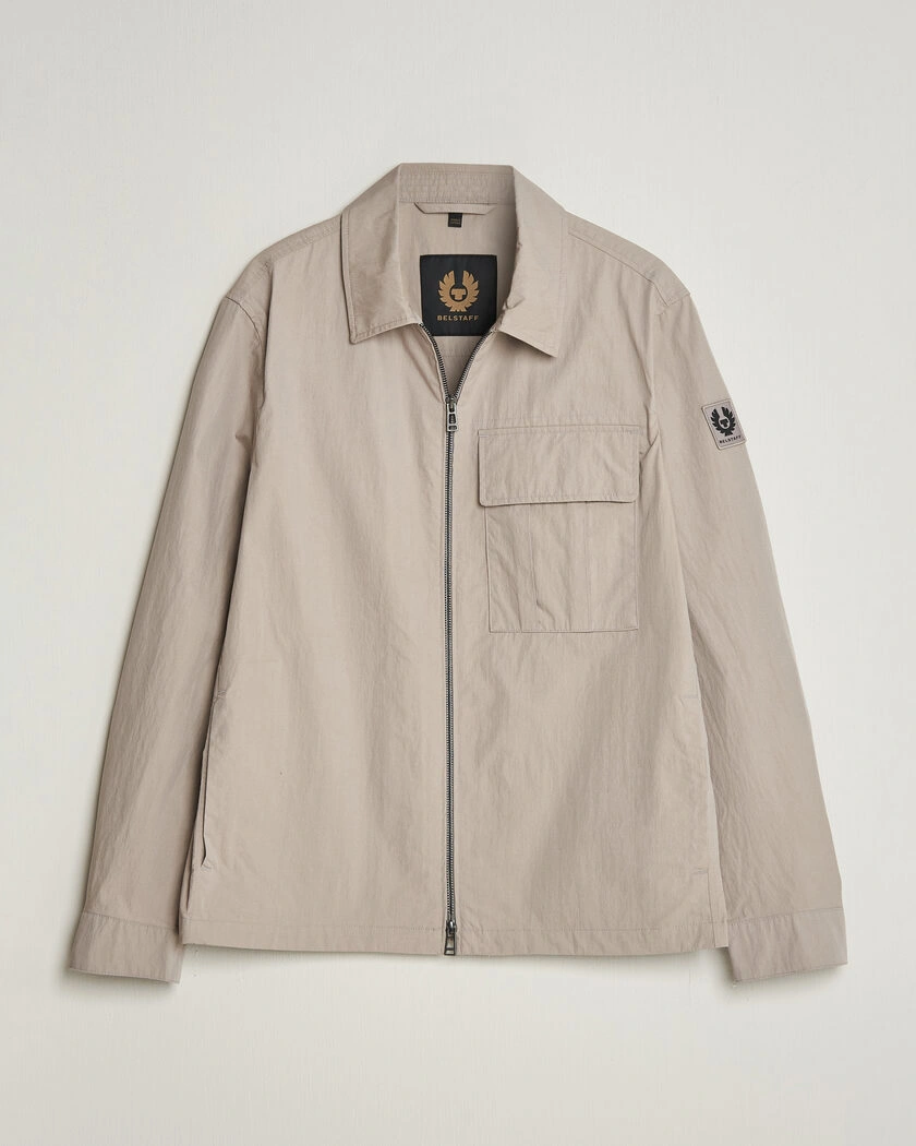 Belstaff Cargo Overshirt Concrete – Grå