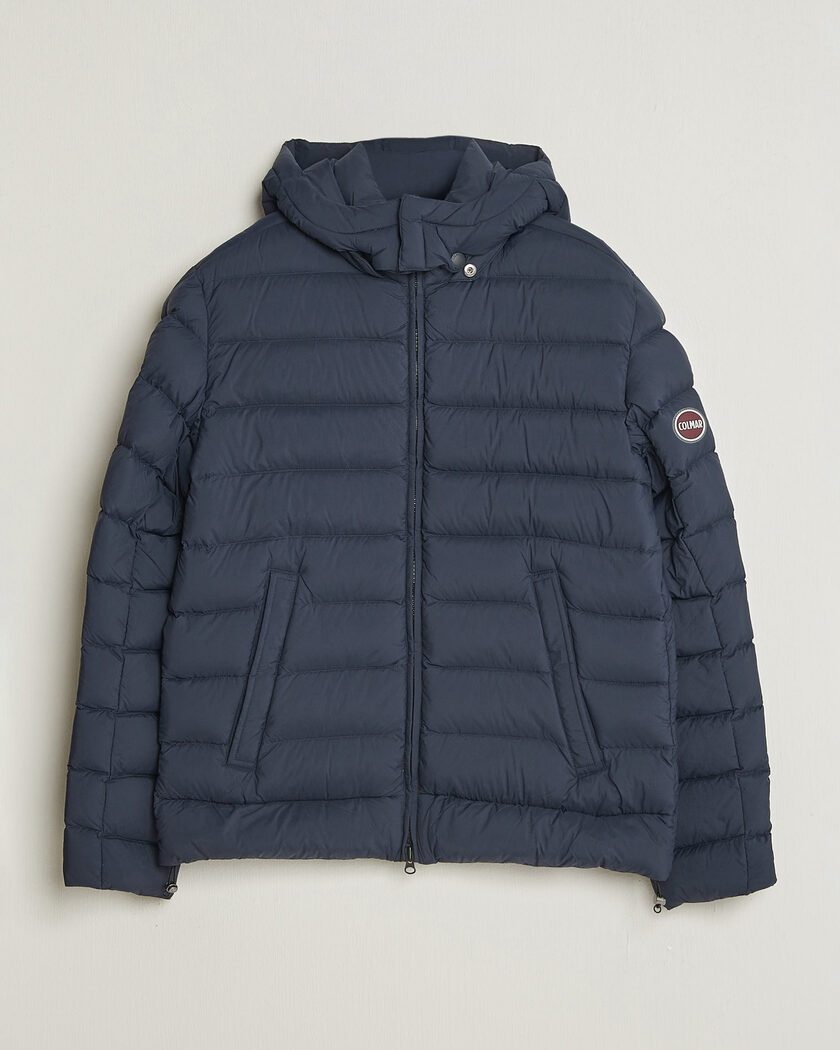 Colmar Quilted Down Jacket Navy – Blå