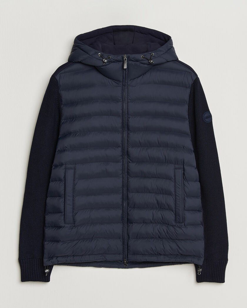 Colmar Hybrid Hood Jacket Navy – Blå
