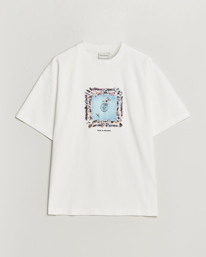 Drôle de Monsieur Boxers Ring T-Shirt Off White – Hvit