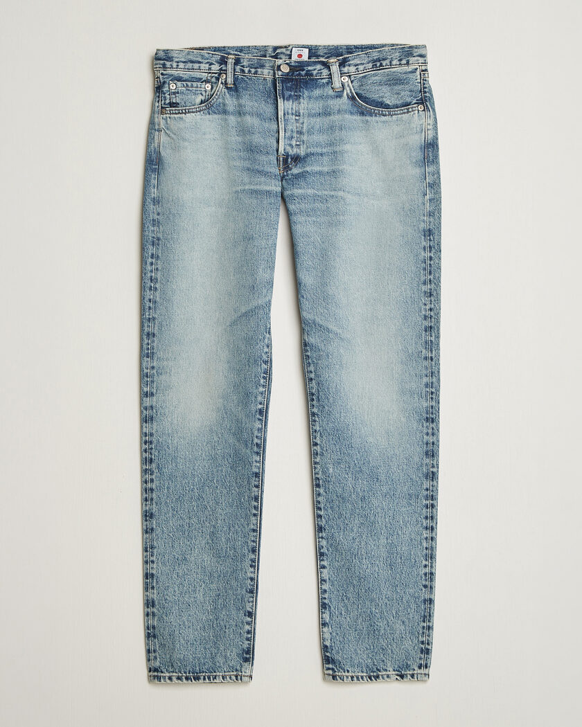 EDWIN Regular Tapered Rainbow Selvage Jeans Light Used – Blå