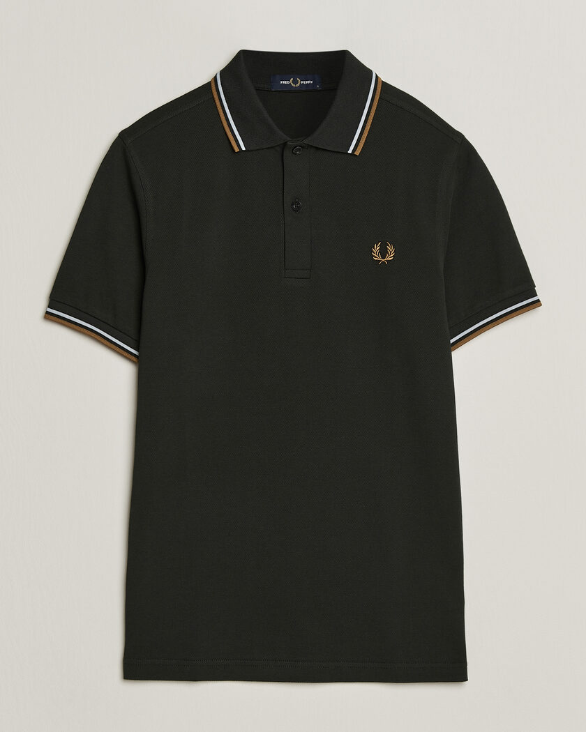 Fred Perry Twin Tipped Polo Shirt Night Green – Grønn