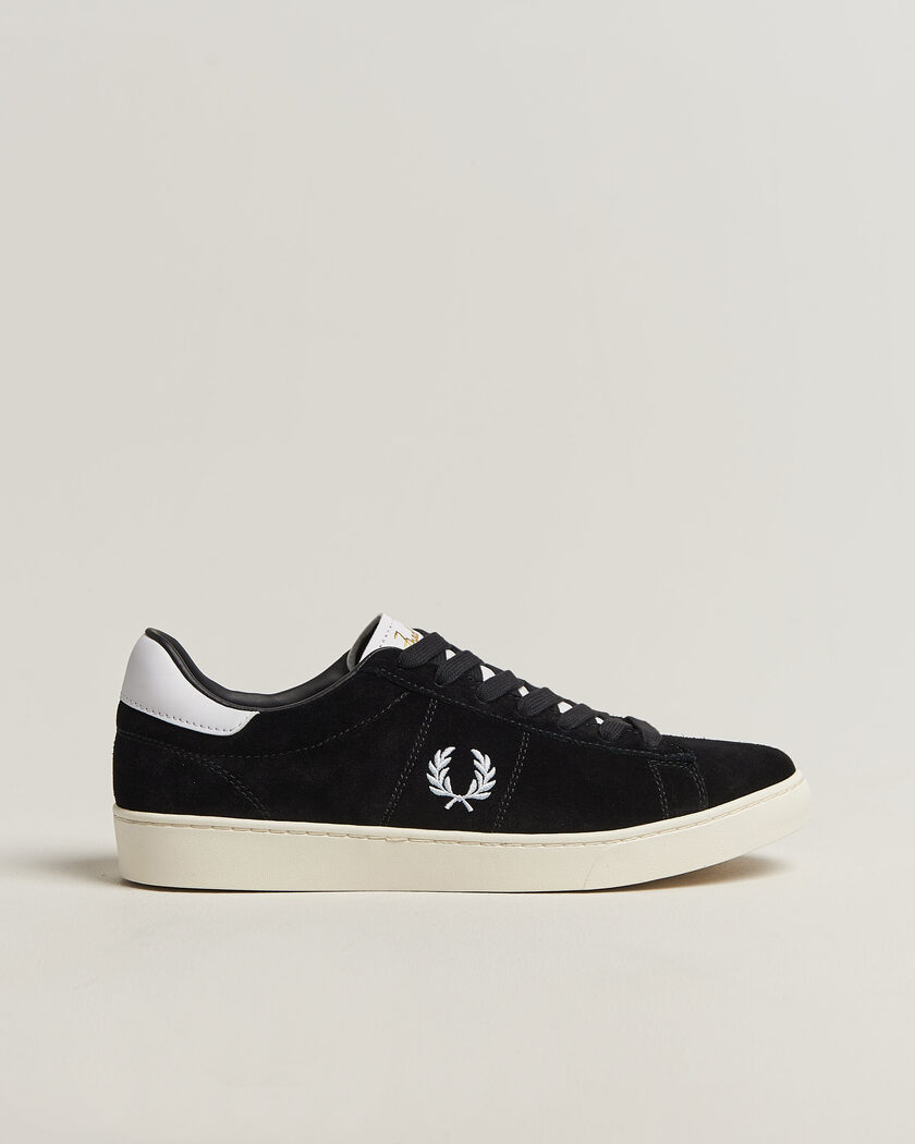 Fred Perry Spencer Suede Sneaker Black – Svart