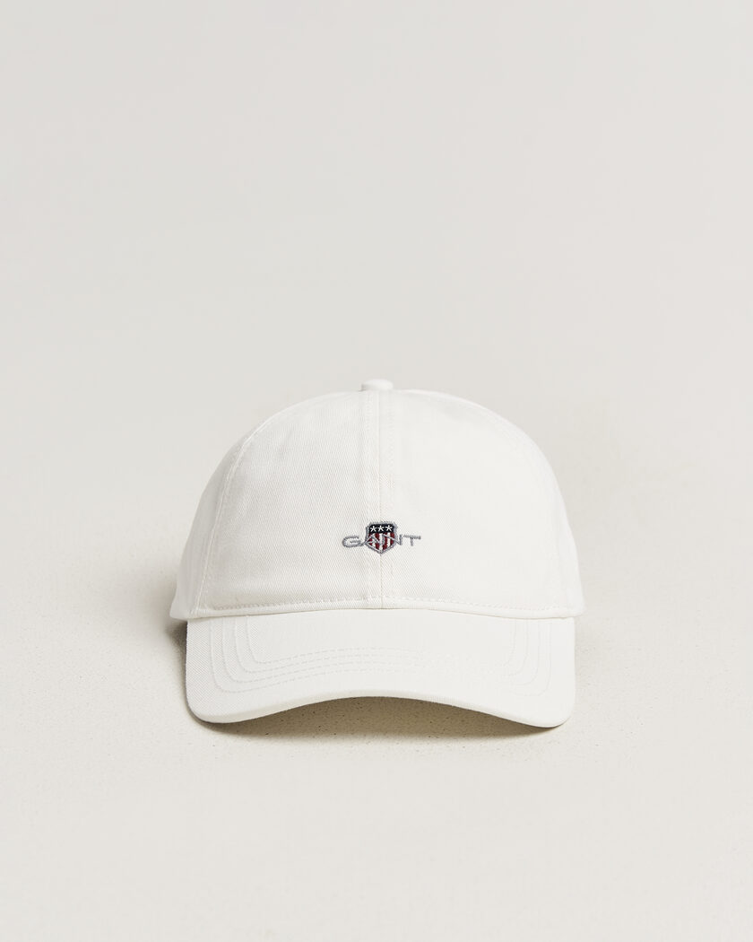 Gant Cotton Twill Cap Eggshell – Hvit