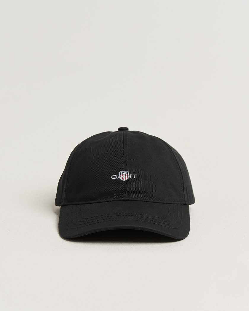 Gant Cotton Twill Cap Black – Svart