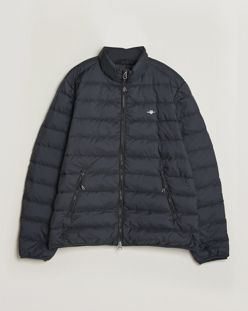Gant Light Down Jacket Black – Svart