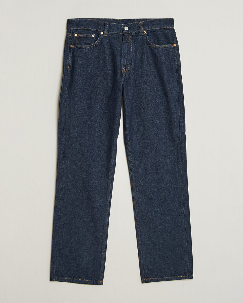 GANT Straight Fit Jeans Dark Blue – Blå
