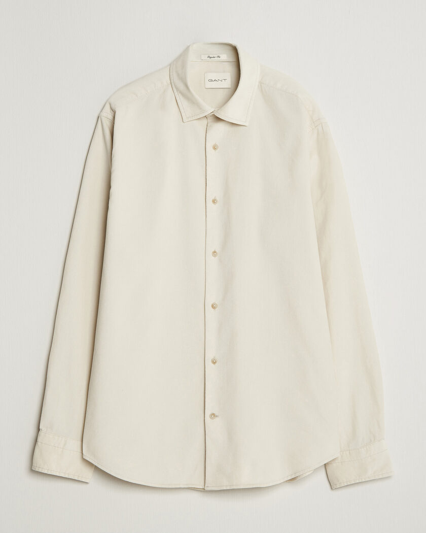 Gant Regular Fit Baby Cord Shirt Sand – Beige