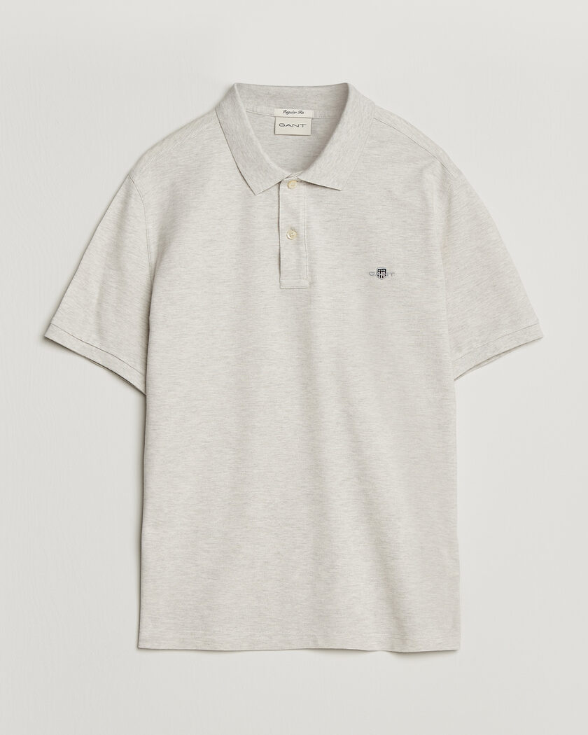 Gant The Original Polo Glacier Melange – Grå