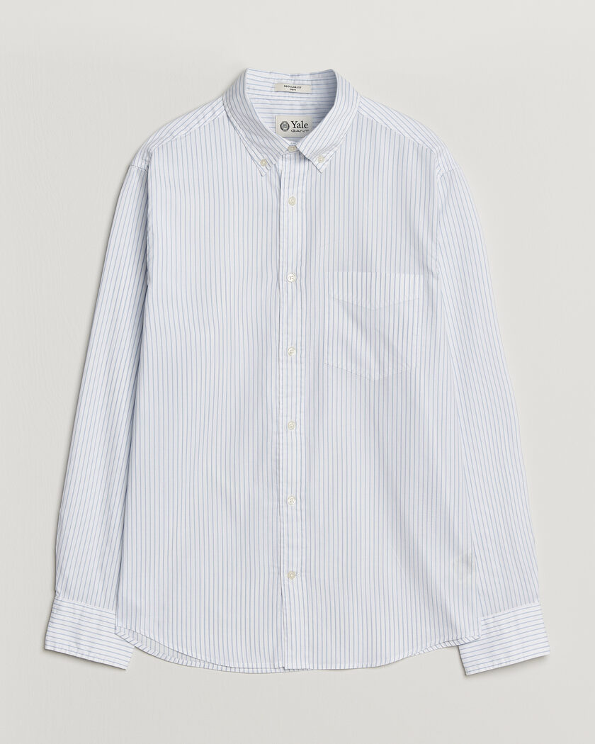 Gant YALE Regular Fit Striped Oxford Shirt Light Blue – Blå