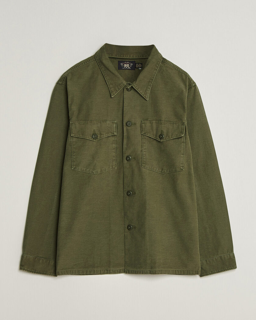 RRL Regiment Overshirt Olive – Grønn