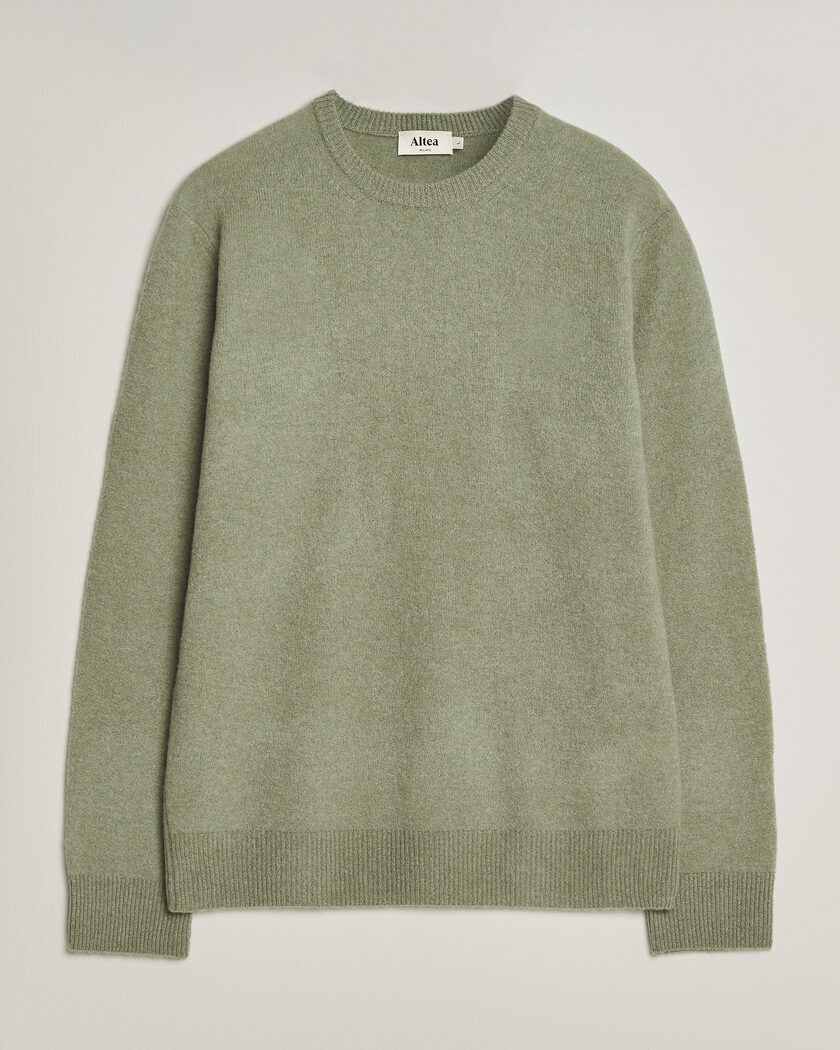 Altea Cloud Cashmere Blend Sweater Mint Green – Grønn