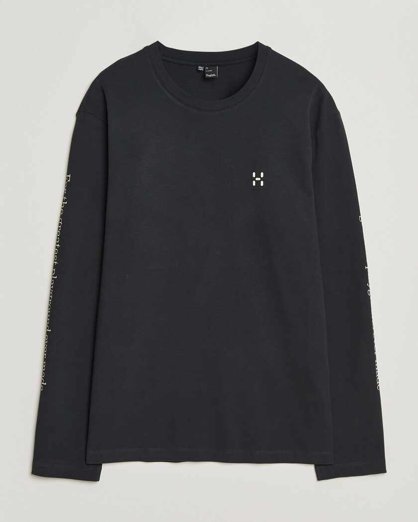 Haglöfs Long Sleeve T-Shirt True Black – Svart