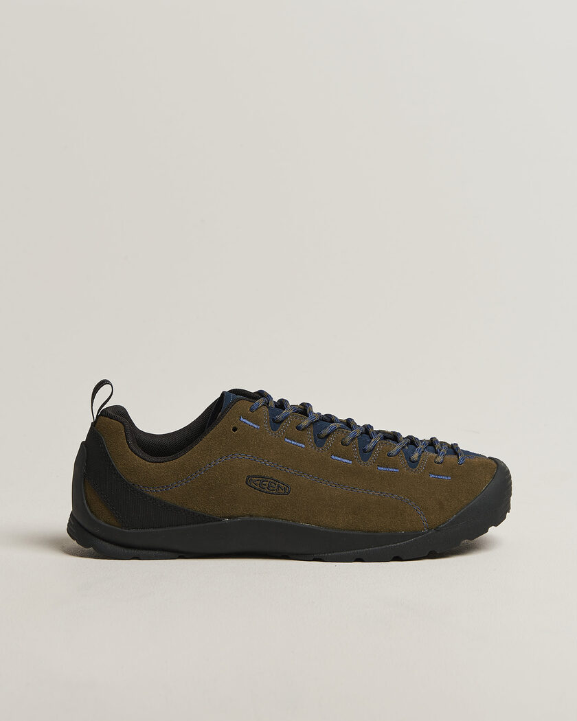 KEEN Jasper Suede Sneaker Dark Olive – Grønn