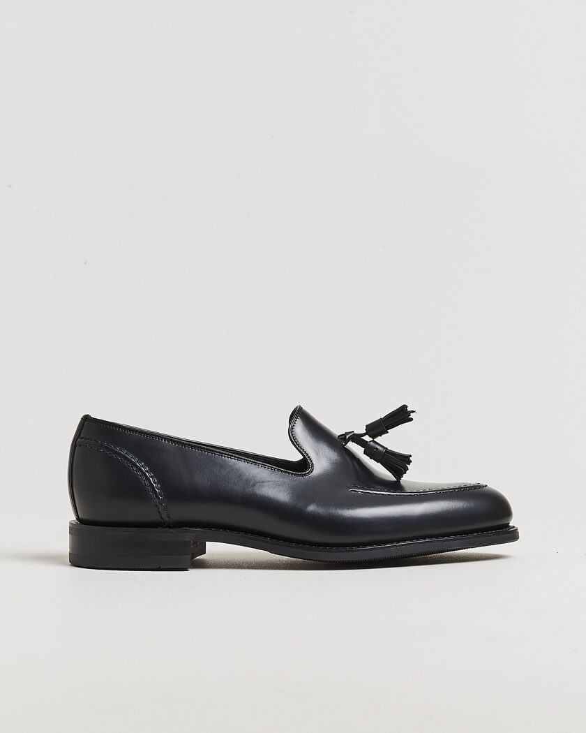 Loake 1880 Brunel Leather Tassel Loafer Black – Svart