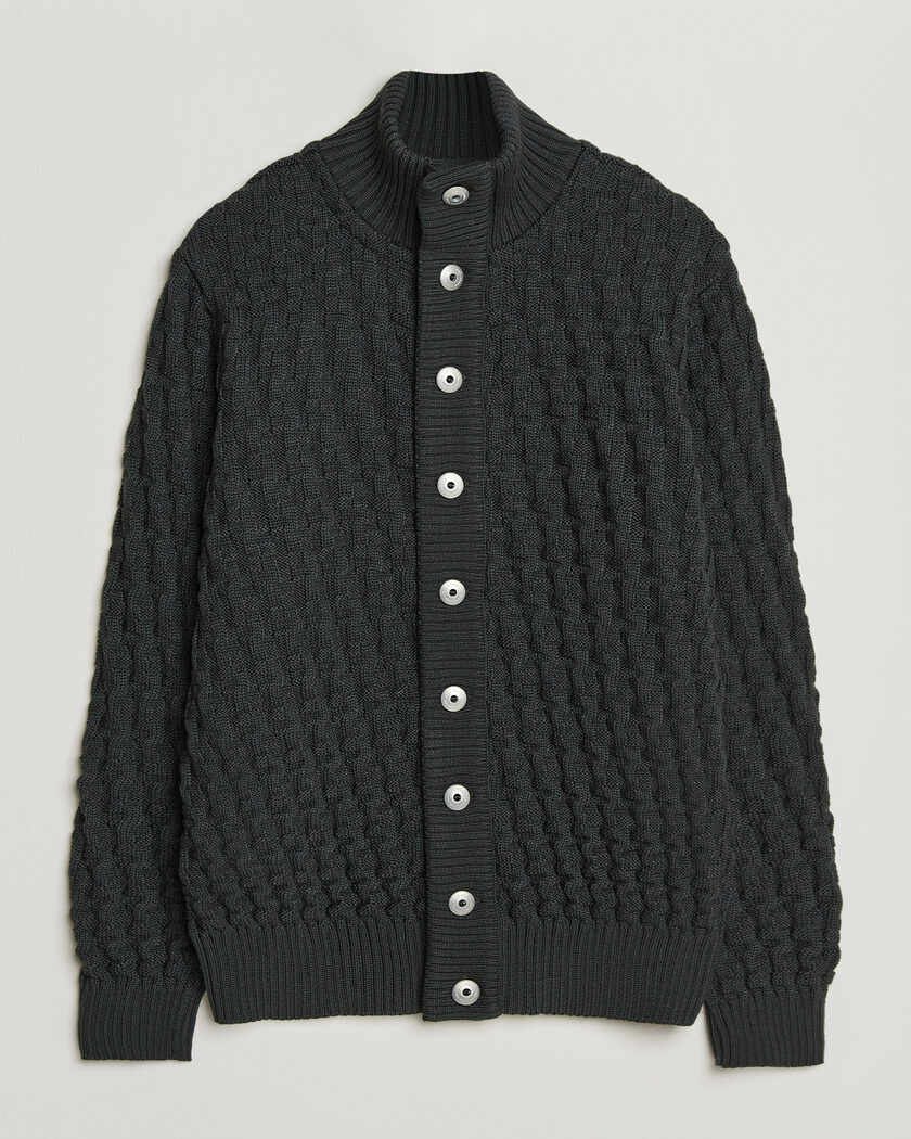 S.N.S. Herning Stark Cardigan Terrain Green – Grønn