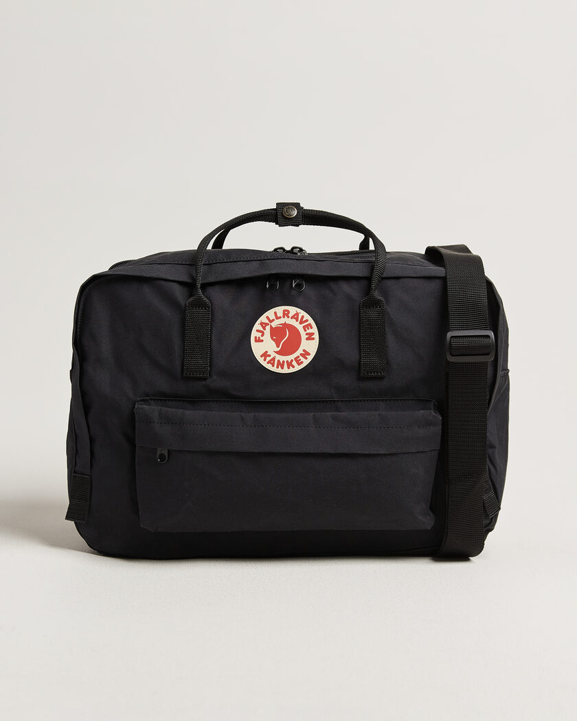 Fjällräven Kånken Weekender Black – Svart