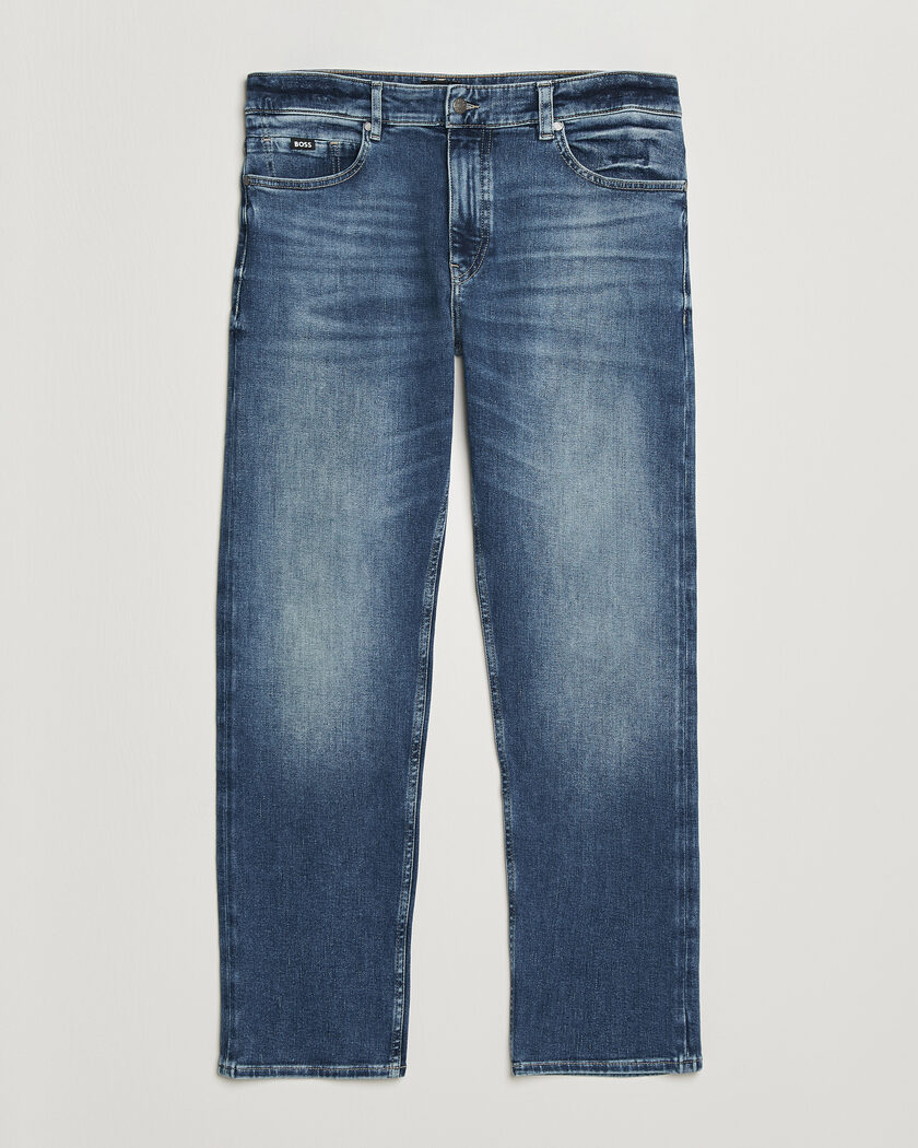 BOSS BLACK Ogden Regular Fit Jeans Medium Blue – Blå